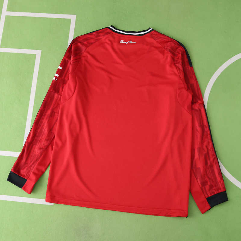 Manchester United Home Jersey 2025/26 - Long Sleeve