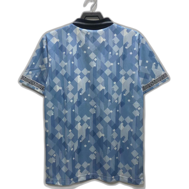 England 1990 Blue Edition Jersey - Retro Version