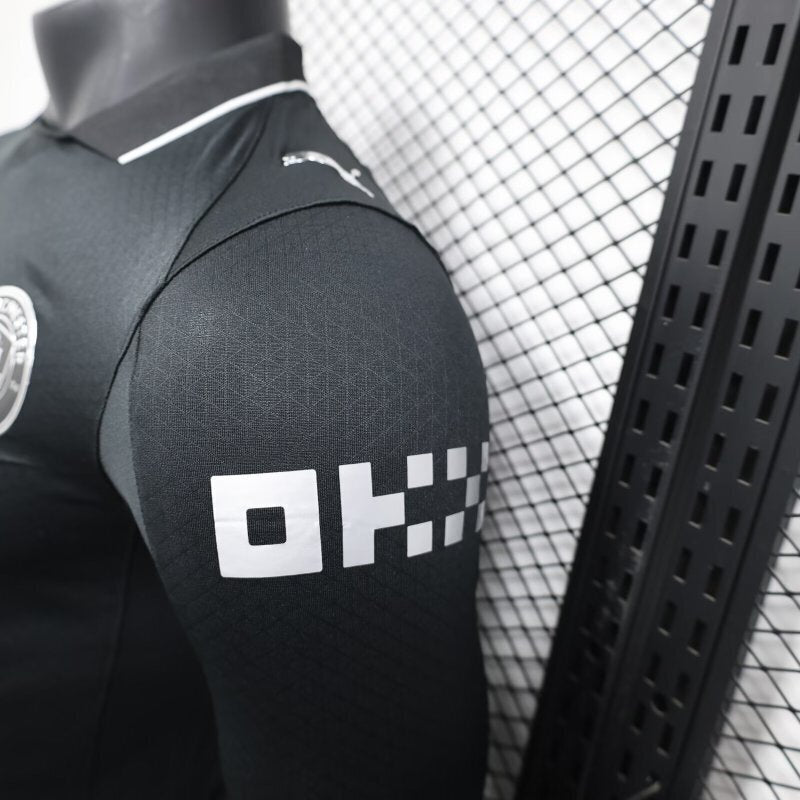 Manchester City Player Away Jersey 2025/26 Long Sleeve