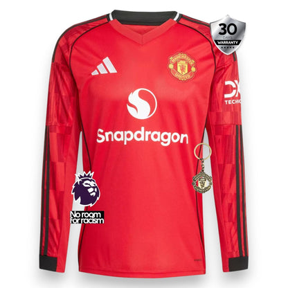 Manchester United Home Jersey 2025/26 - Long Sleeve