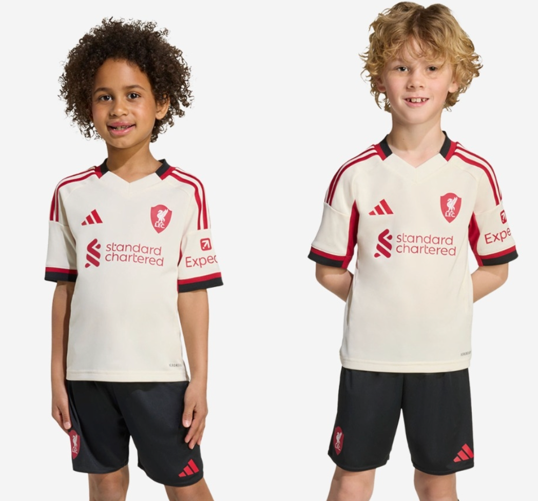 Kids Liverpool Away Kit 2025/26