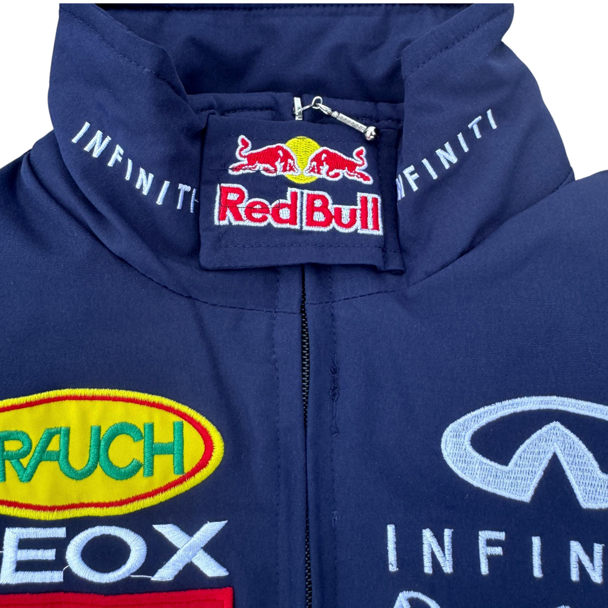RB Blue Vintage Padded Racing Jacket - Red Bull F1 Outerwear