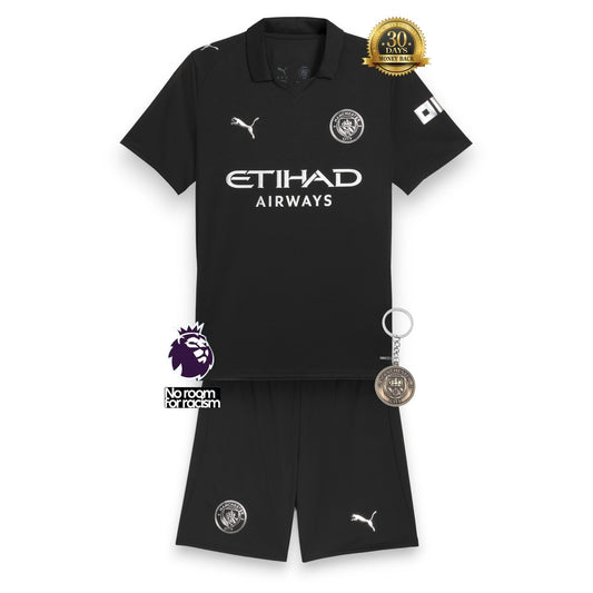 Kids Manchester City Away Kit 2025/26