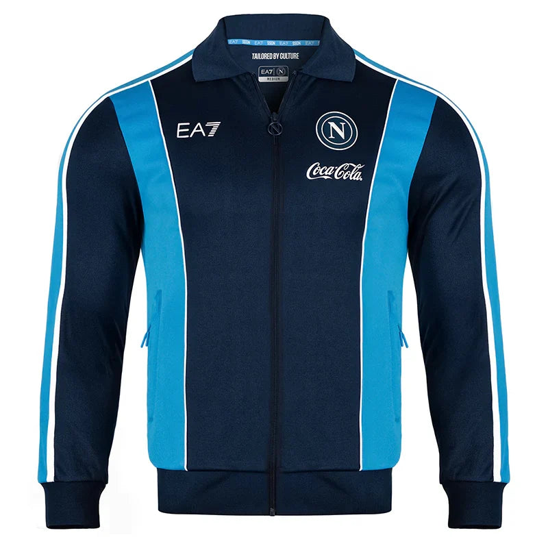 SSC Napoli Dark Blue Euro Anthem Jacket 2025/2026