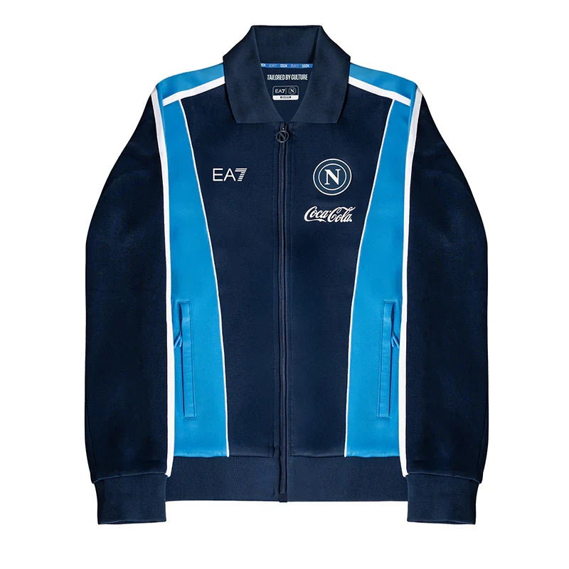 SSC Napoli Dark Blue Euro Anthem Jacket 2025/2026