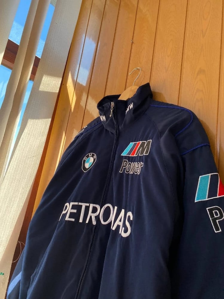 BMW M Heritage Racing Jacket - Navy Motorsport Team Outerwear