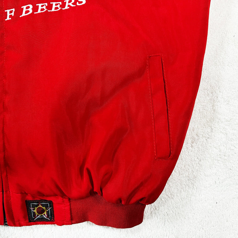 Budweiser Red Vintage Racing Jacket - Heritage Team Outerwear