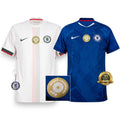 Combo Chelsea Home + Away Jerseys 2025/2026 - World Champion Patch