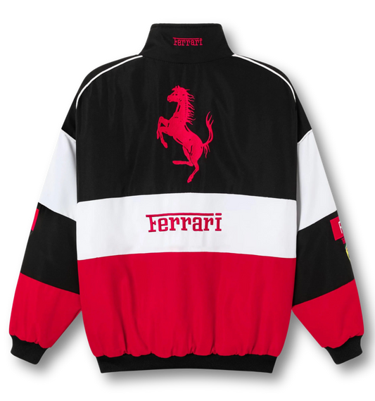 Vintage Scuderia Tri-Color Jacket - Ferrari F1 Team Outerwear