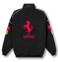 Vintage Scuderia Black Jacket - Classic Ferrari F1 Outerwear