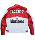Marlboro Racing Leather Jacket - Classic F1 Vintage Outerwear