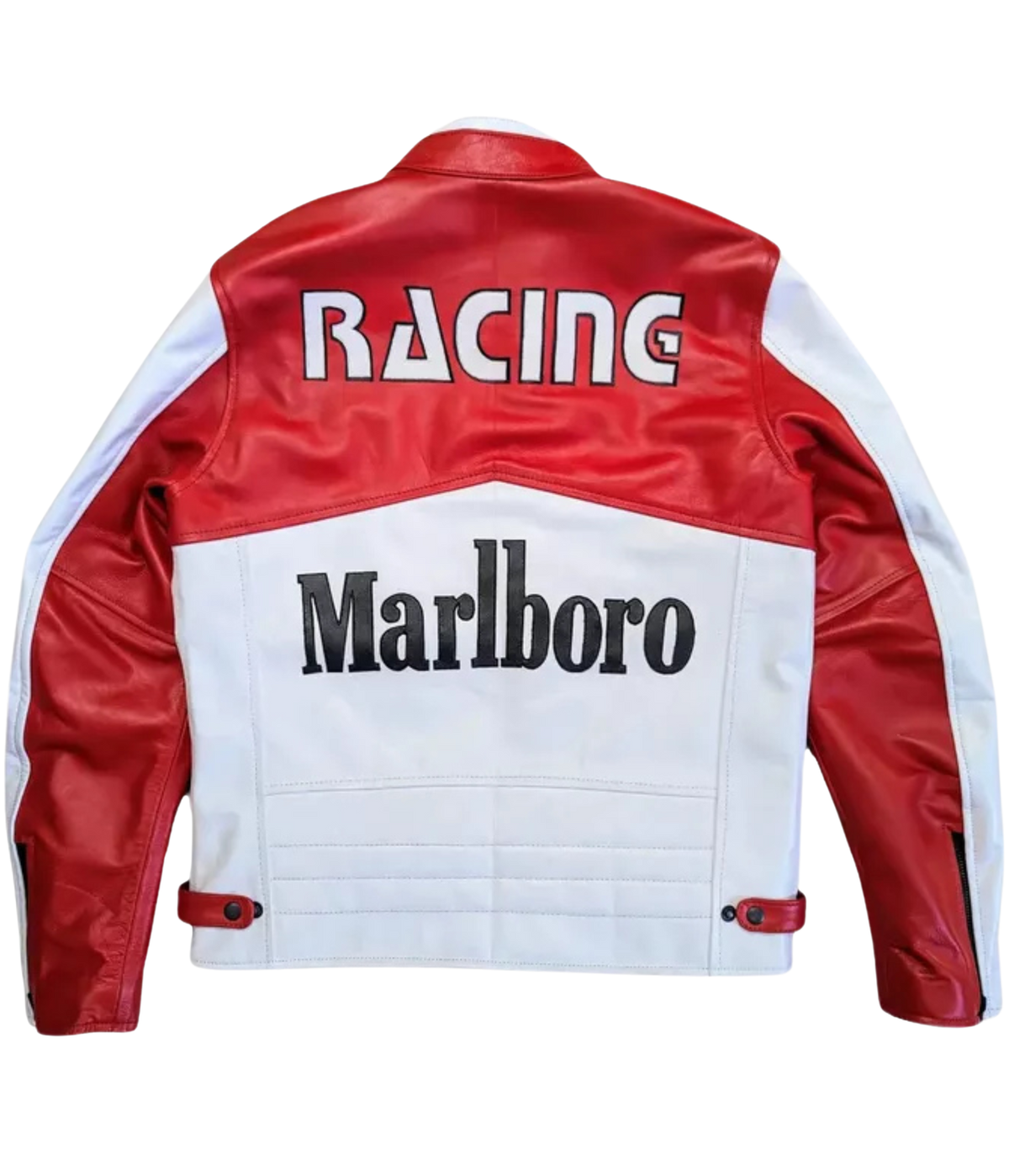 Marlboro Racing Leather Jacket - Classic F1 Vintage Outerwear