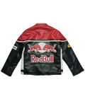 RB Racing Leather Jacket - Red Bull F1 Vintage Team Outerwear