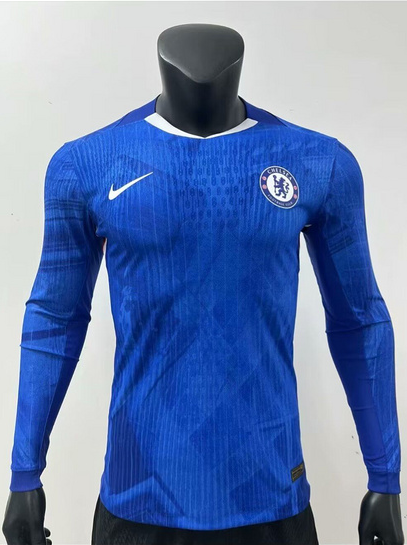 Chelsea Player Home Jersey 2025/2026 - Long Sleeve