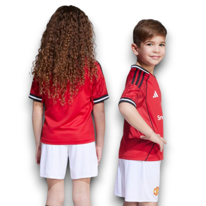 Kids Manchester United Home Kit 2025/26