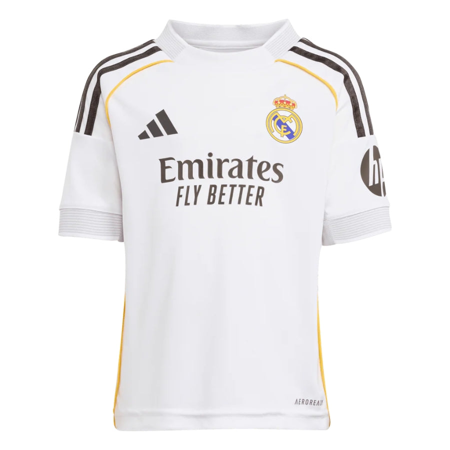 Kids Kit Real Madrid Home Fan Jersey 2025/26