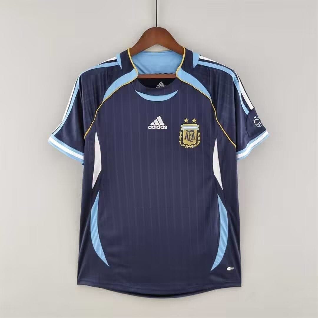 Argentina Retro 2006 Away Jersey - Dark Blue