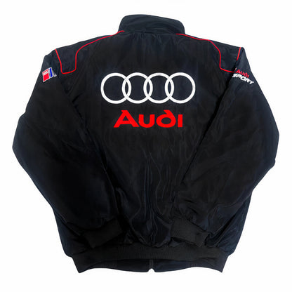Audi Vintage Racing Team Jacket - Embroidered Motorsport Coat