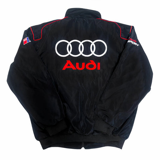 Audi Vintage Racing Team Jacket - Embroidered Motorsport Coat