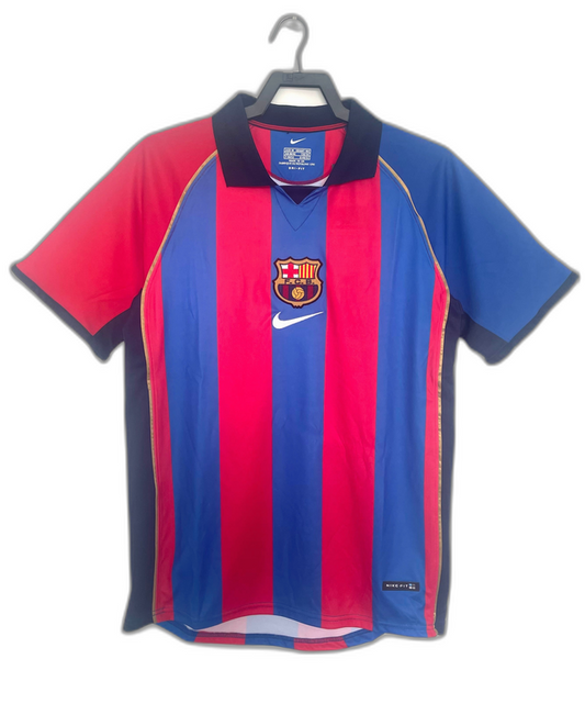 Barcelona 01/02 I Home Jersey - Retro Version