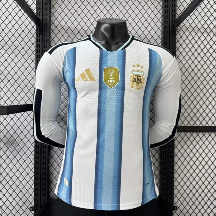 Argentina World Cup 2026 Home Jersey Player Version - Long Sleeve