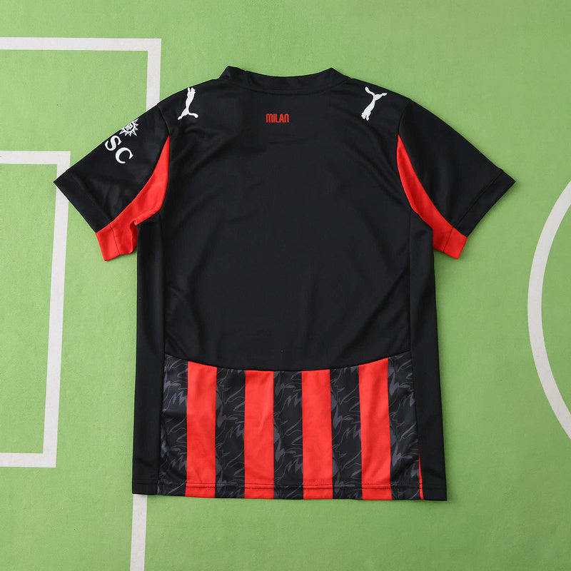 Kids AC Milan Home Kit 2025/26