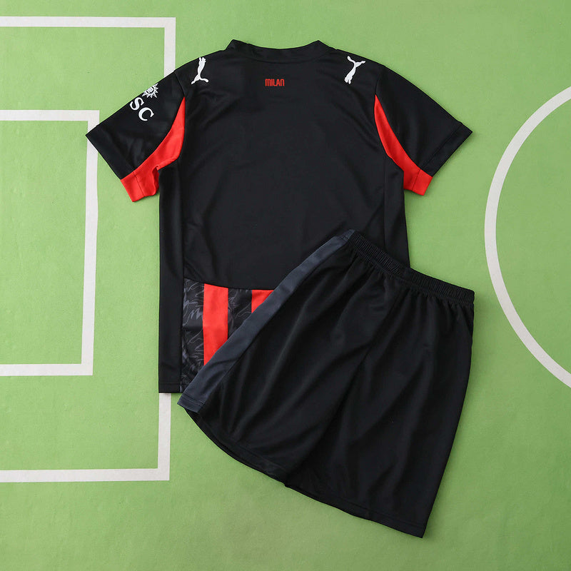 Kids AC Milan Home Kit 2025/26