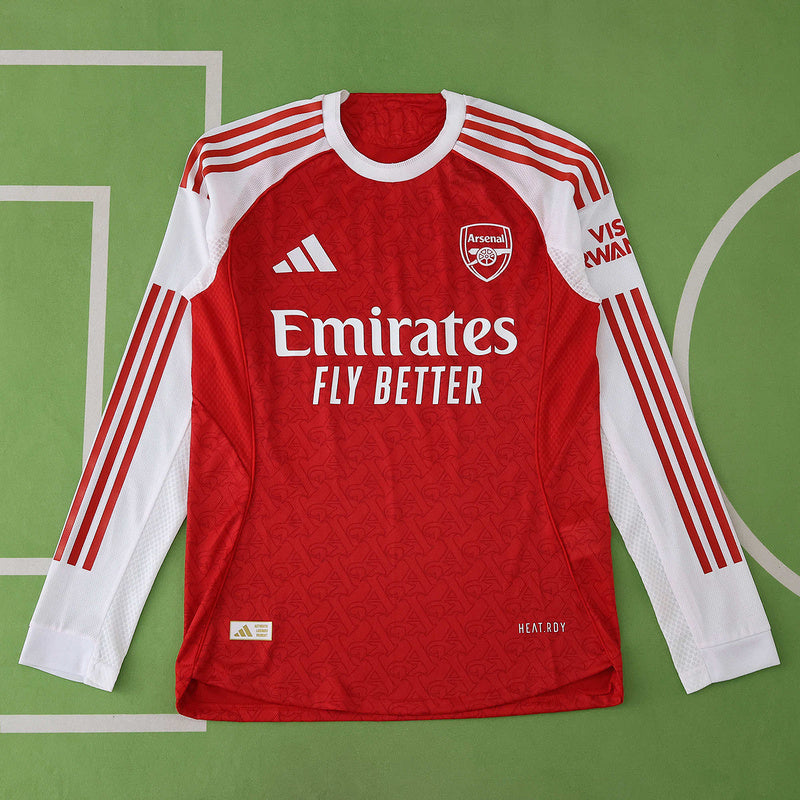 Arsenal Player Home Jersey 2025/26 Long Sleeve