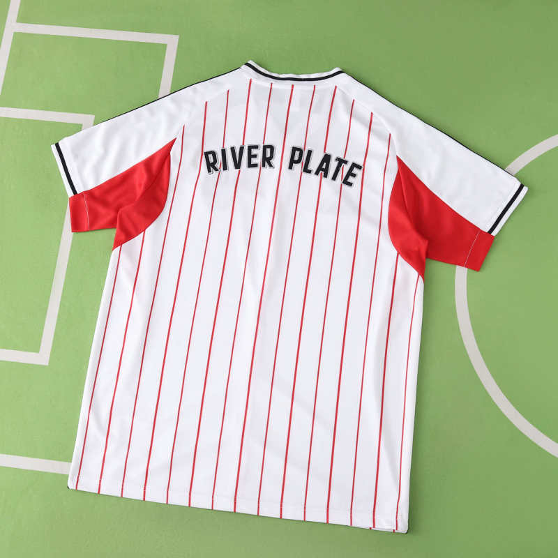 River Plate US Pack Full-Button Baseball Jersey