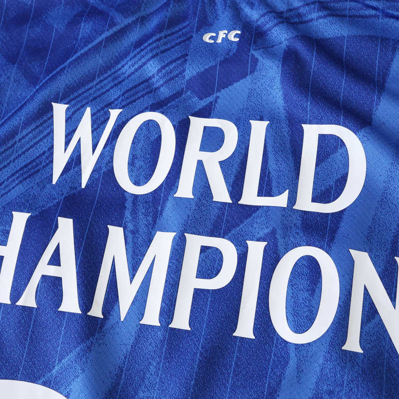 Chelsea Home 25/26 with World Champions 25 printing - Womens