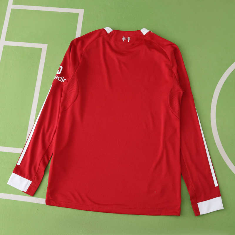 Liverpool Home Player Jersey 2025/26 - Long Sleeve