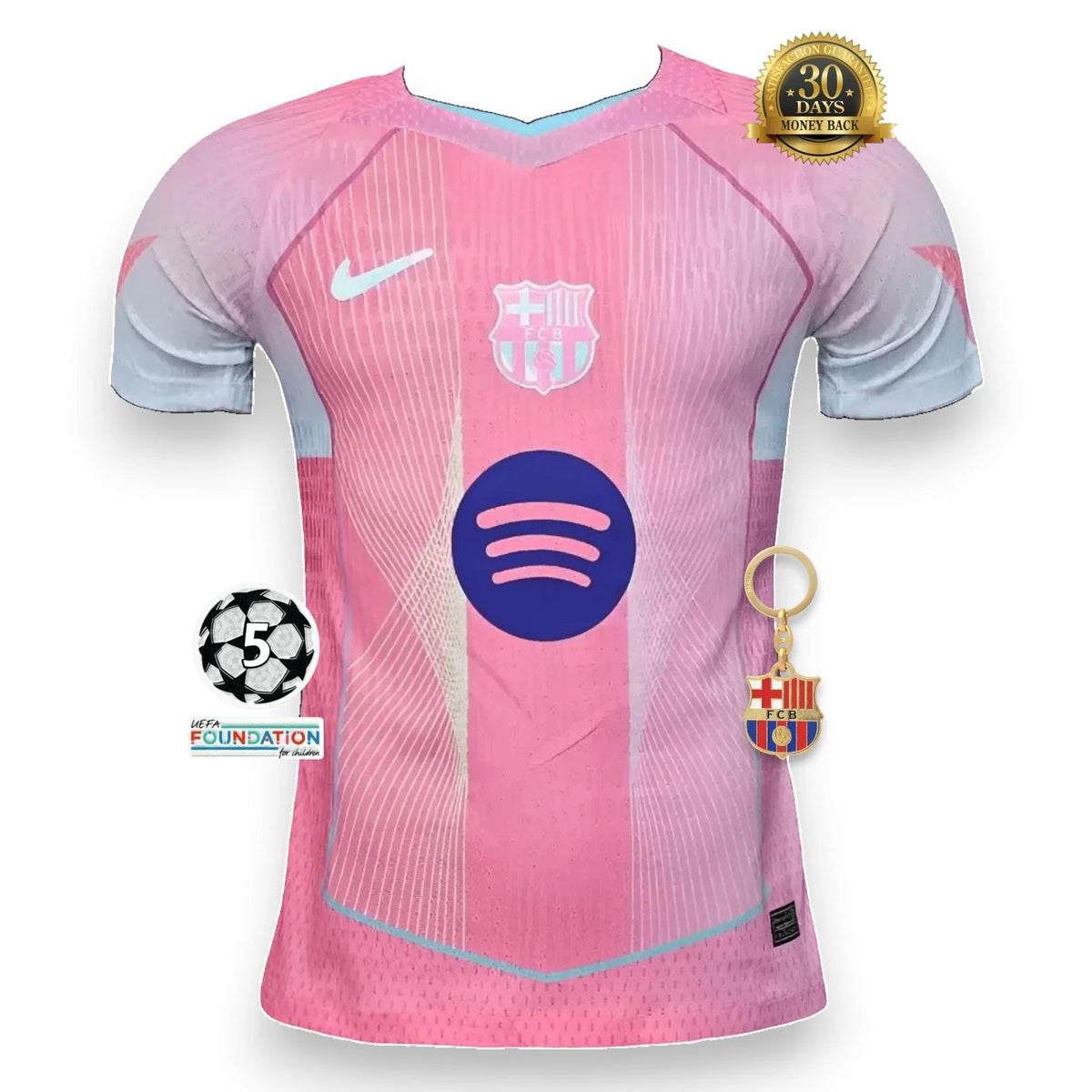 Barcelona Special Edition Player Version Jersey Pink 2025/26
