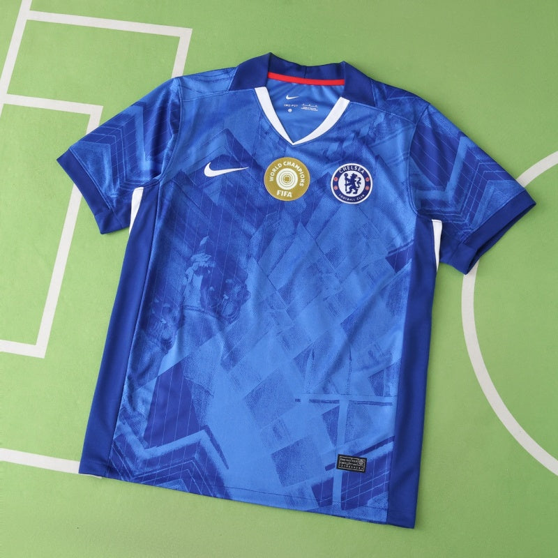 Chelsea Home Jersey 25/26 with World Champions 25 printing