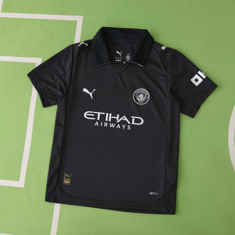 Kids Manchester City Away Kit 2025/26