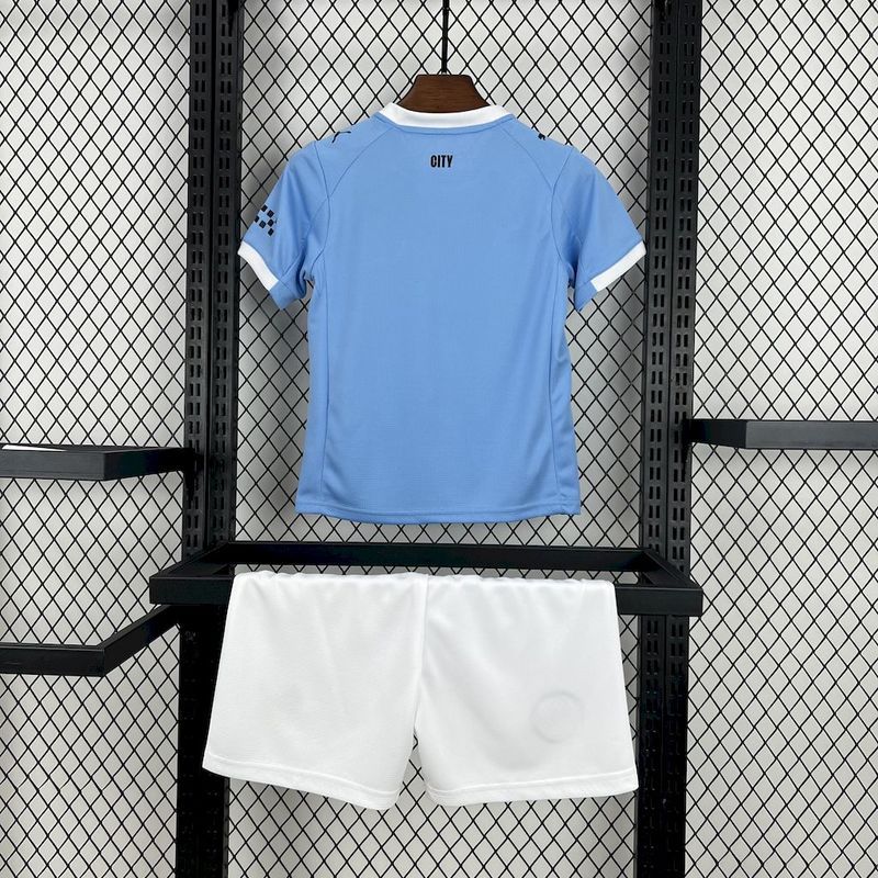 Kids Manchester City Home Kit 2025/26