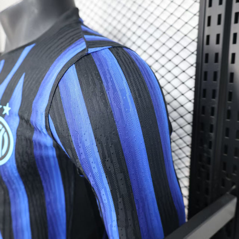 Inter Milan Home 2025/2026 Player Jersey - Long Sleeve