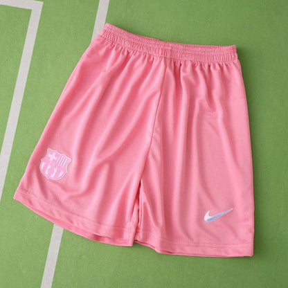 Kids Barcelona Special Edition Jersey Pink Kit 2025/26