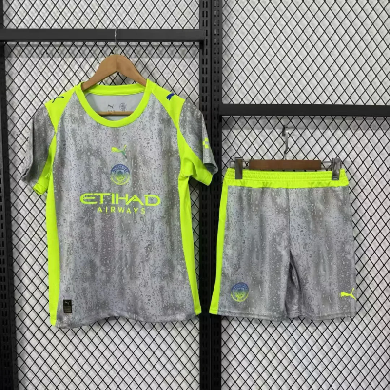 Kids Manchester City Third Kit 2025/26