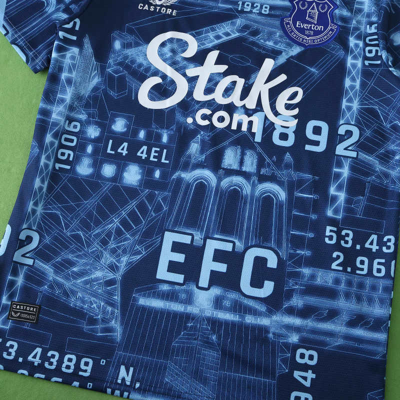 Everton 2025/26 Concept Version Jersey