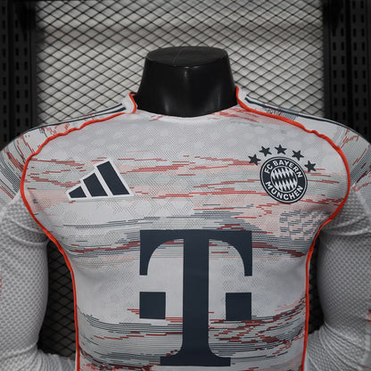 Bayern Munich Player Jersey Away 2025/26-  Long Sleeve