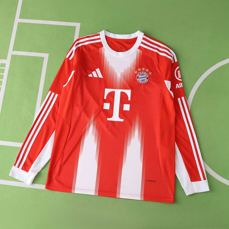 Bayern Munich Home Jersey 2025/26 - Long Sleeve