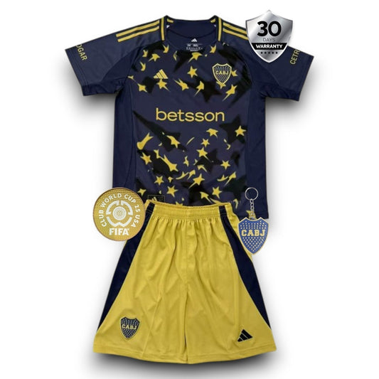 Kids Boca Juniors Third Kit 2025/26