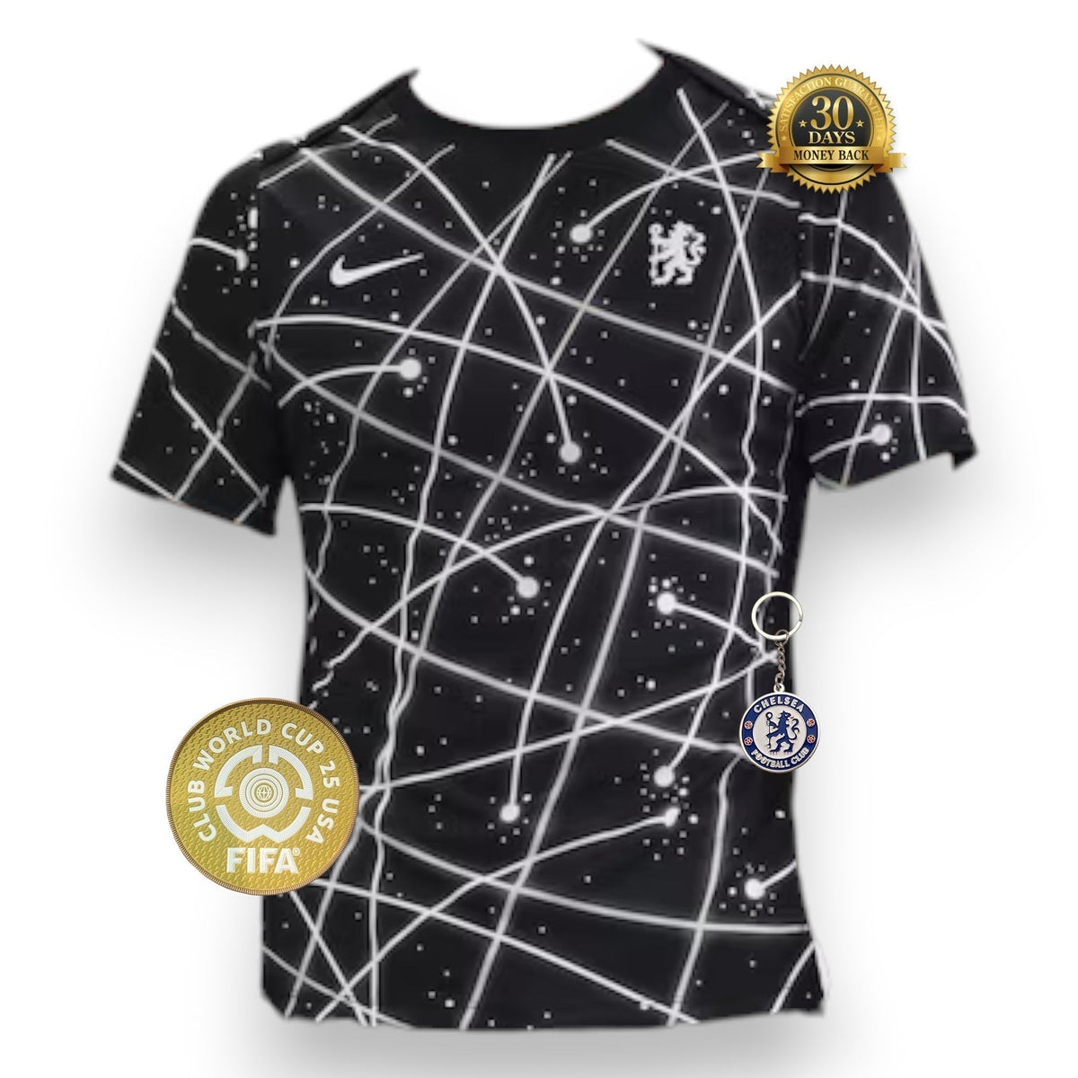 Jersey Chelsea World Cup Pre Match Top - Black 2025/2026