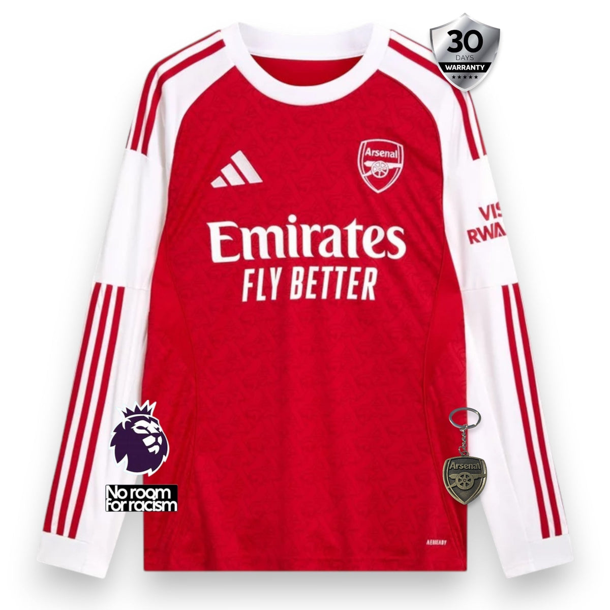 Arsenal Home Jersey 2025/26 Long Sleeve