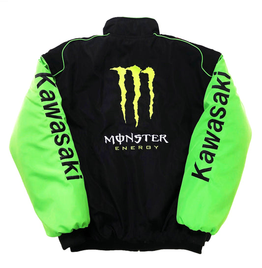 Monster Energy Vintage Racing Jacket - Kawasaki Team Outerwear
