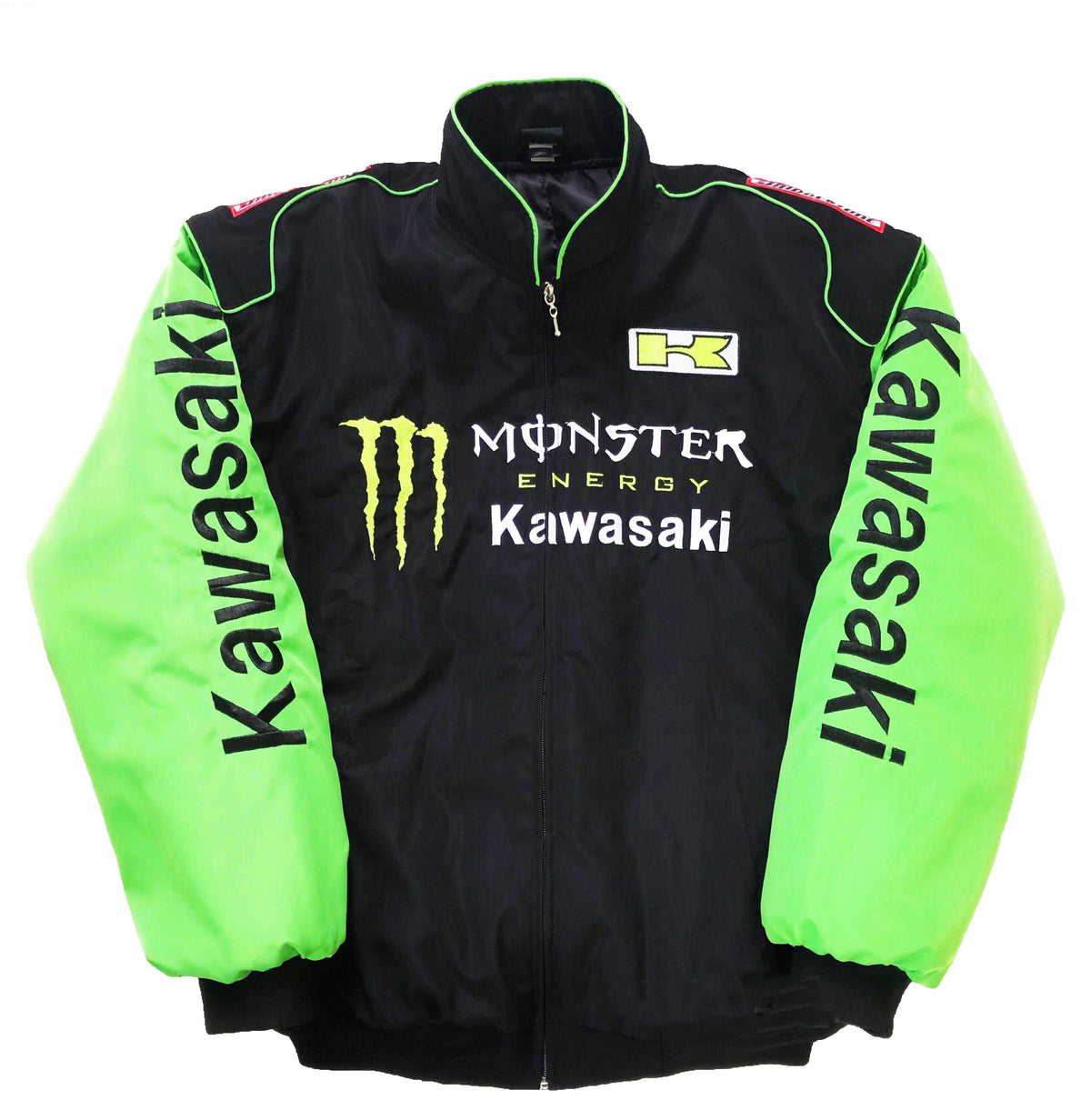 Monster Energy Vintage Racing Jacket - Kawasaki Team Outerwear