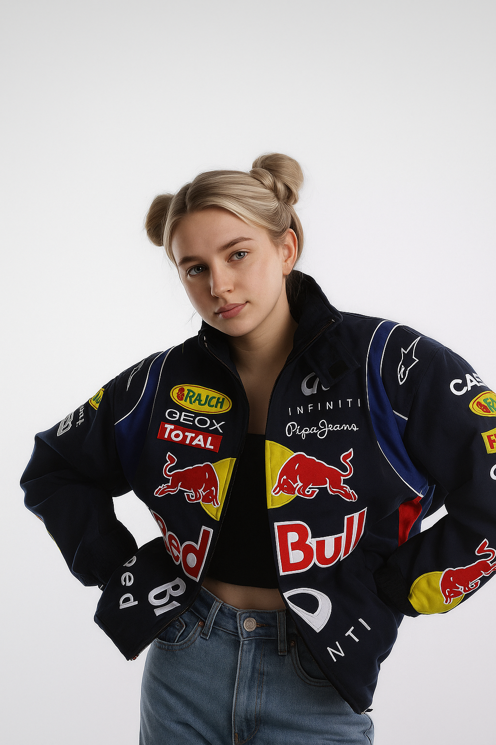 Redline RB Vintage Racing Jacket - Red Bull F1 Team Outerwear