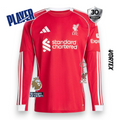 Liverpool Home Player Jersey 2025/26 - Long Sleeve