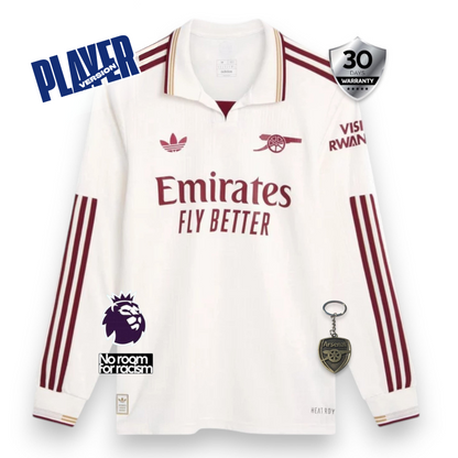 Arsenal Player Third Jersey 2025/26 Long Sleeve