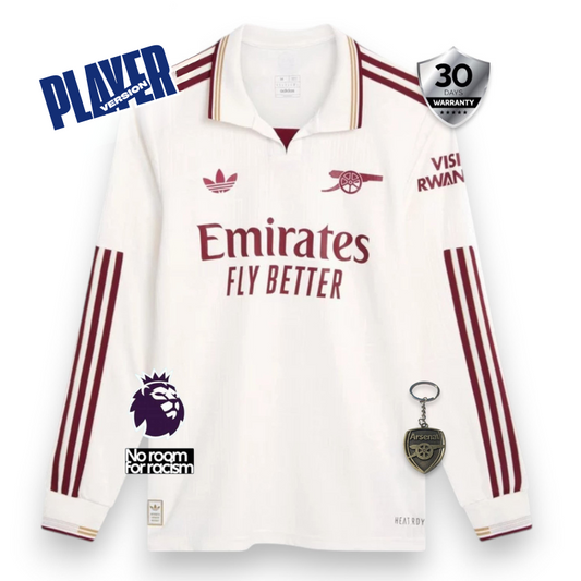 Arsenal Player Third Jersey 2025/26 Long Sleeve